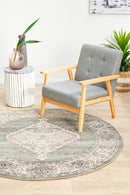 Boulevard Round Rug - Grey II.