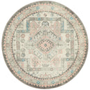 Boulevard Round Rug - Silver.