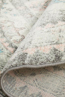 Boulevard Round Rug - Silver.