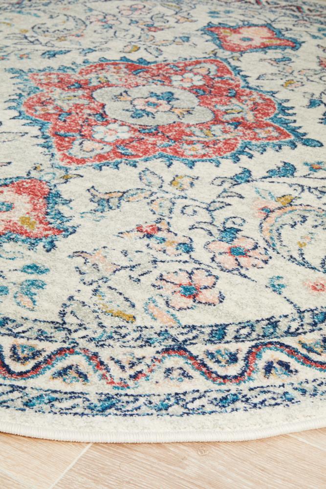 Boulevard Round Rug - Pastel.