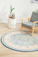 Boulevard Round Rug - Flamingo.