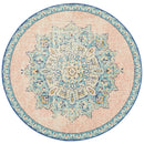 Boulevard Round Rug - Flamingo.