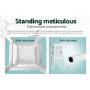 Beech Bar Stools (Set of 2) - White