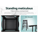 Beech Wood Bar Stools (Set of 2) - Black