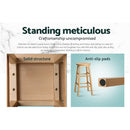 Beech Wood Bar Stools (Set of 2) - Natural