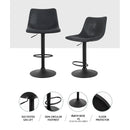 Rapolo PU Barstools (Set of 2) - Black