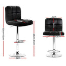 Gerano PU Barstools (Set of 4) - Black