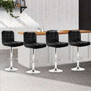 Gerano PU Barstools (Set of 4) - Black