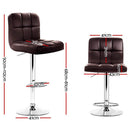 Gerano PU Barstools (Set of 4) - Chocolate