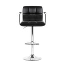 Allegra PU Barstools (Set of 4) - Black