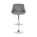 Edmund PU Barstools (Set of 2) - Grey