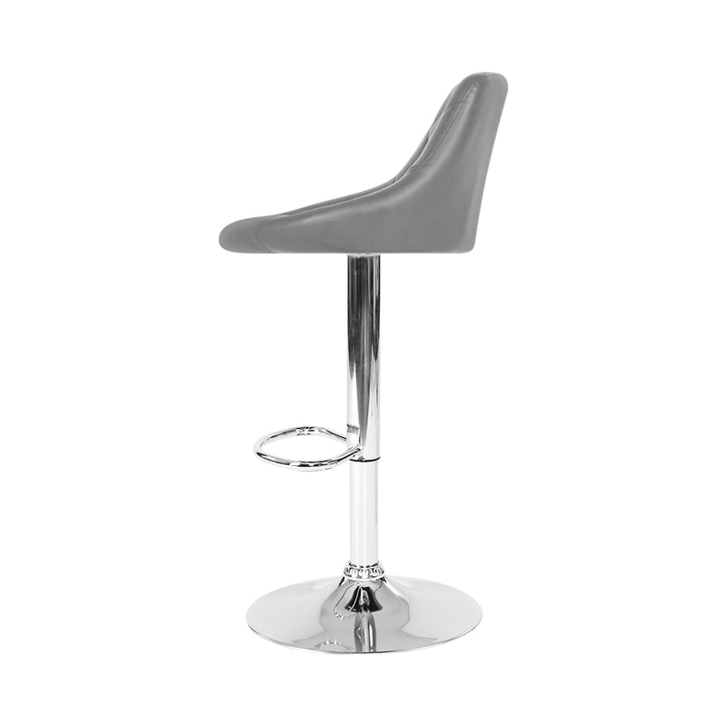 Edmund PU Barstools (Set of 2) - Grey