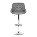 Edmund PU Barstools (Set of 4) - Grey