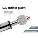 Edmund PU Barstools (Set of 4) - Grey