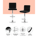 Jenna PU Barstools (Set of 4) - Black