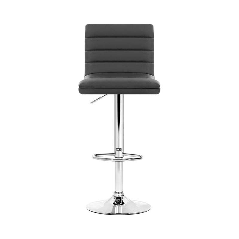 Jenna PU Barstools (Set of 2) - Grey