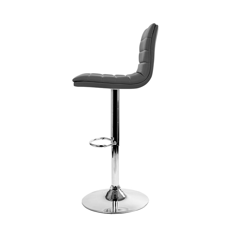 Jenna PU Barstools (Set of 2) - Grey