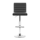 Jenna PU Barstools (Set of 4) - Grey.