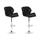 Atticus PU Barstools (Set of 2) - Black