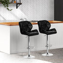Atticus PU Barstools (Set of 2) - Black