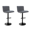 Aldo PU Barstools (Set of 2) - Grey