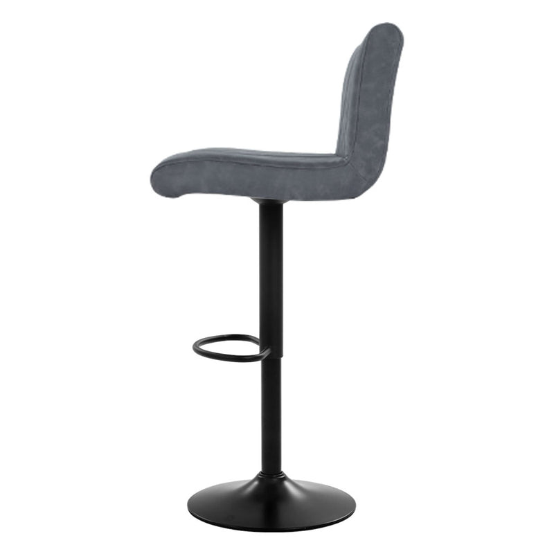 Aldo PU Barstools (Set of 2) - Grey