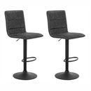 Louie PU Barstools (Set of 2) - Grey