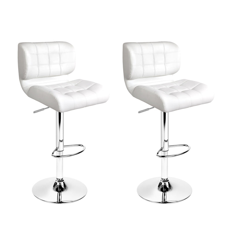 Erika PU Barstools (Set of 2) - White