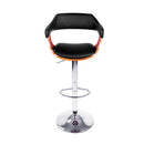 Larsen PU Barstools (Set of 2) - Black
