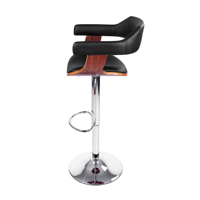 Larsen PU Barstools (Set of 2) - Black