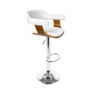 Larsen PU Barstool - White