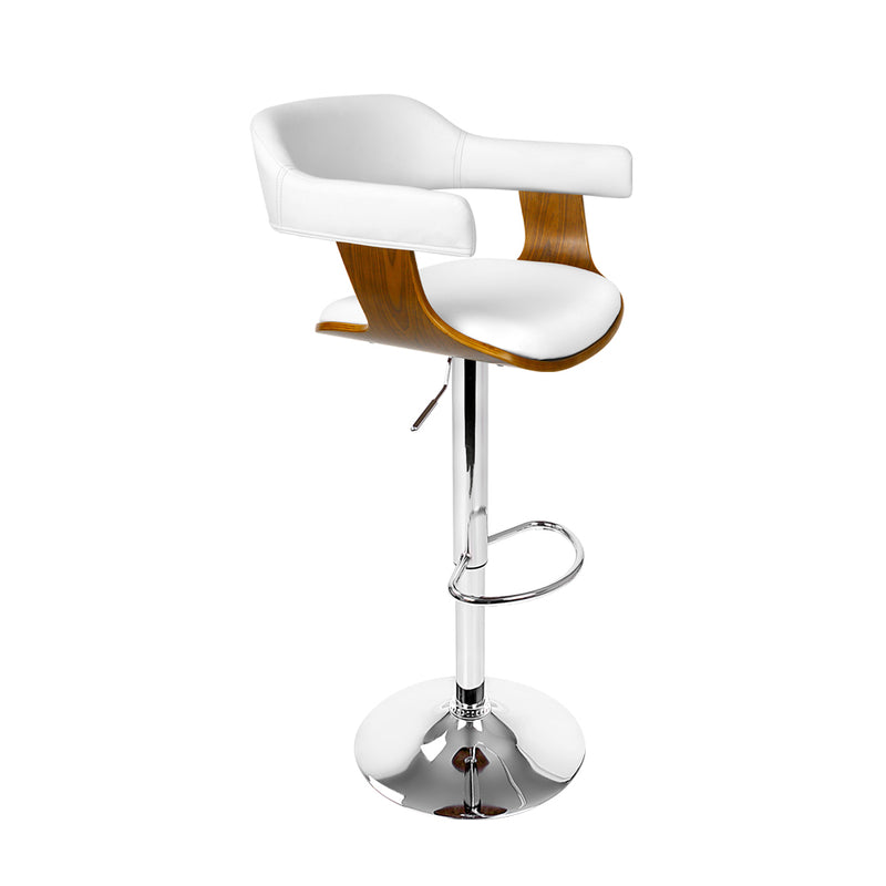Larsen PU Barstool - White
