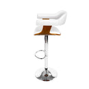 Larsen PU Barstool - White