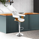 Larsen PU Barstool - White