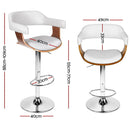 Larsen PU Barstools (Set of 2) - White