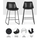Fenella PU Leather Barstools (Set of 2)