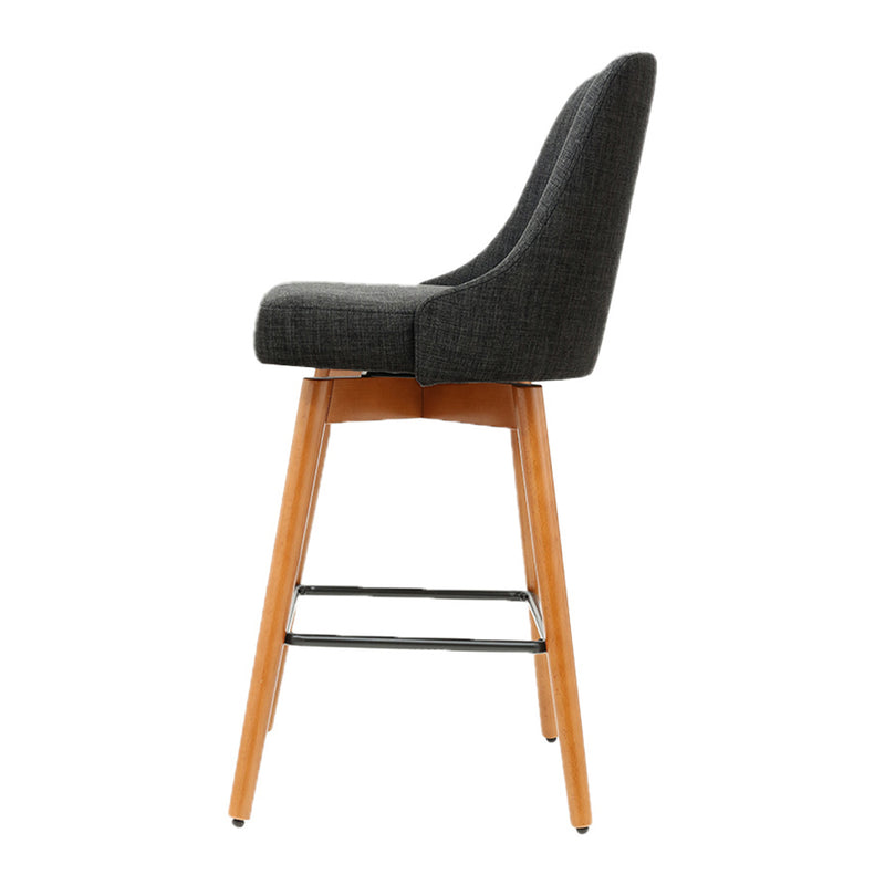 Patrick Barstools (Set of 2) - Charcoal