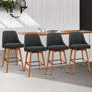 Patrick Barstools (Set of 4) - Charcoal