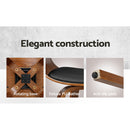 Elliot PU Barstools (Set of 2) - Black