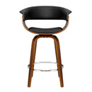 Elliot PU Barstools (Set of 4) - Black