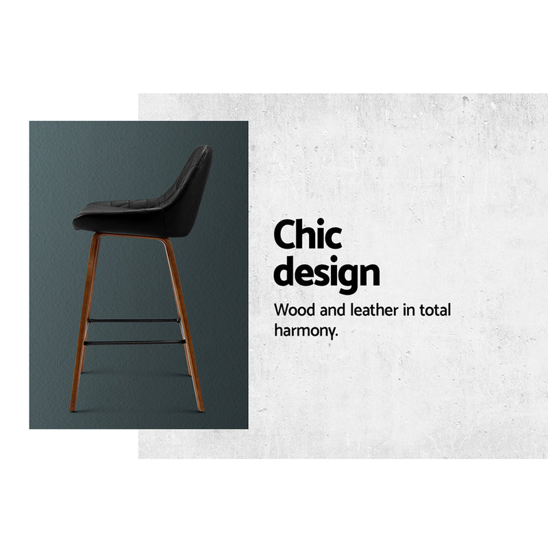 Caspian PU Barstools (Set of 2)
