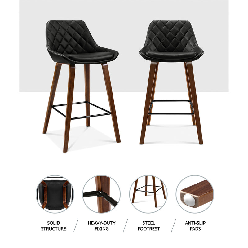 Caspian PU Barstools (Set of 2)