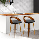 Sinatra Barstools (Set of 2) - Walnut