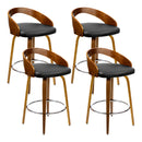 Sinatra Barstools (Set of 4) - Walnut
