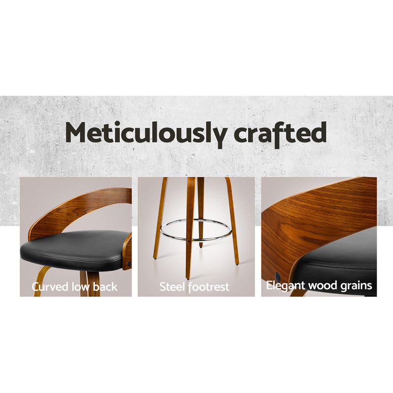 Sinatra Barstools (Set of 4) - Walnut
