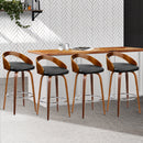 Sinatra Barstools (Set of 4) - Walnut