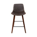 Laurent PU Barstools (Set of 2) - Brown