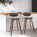 Bonnie PU Barstools (Set of 2) - Black