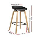 Trudell Barstools (Set of 2) - Black