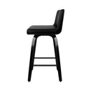 Lander PU Barstools (Set of 2) - Black